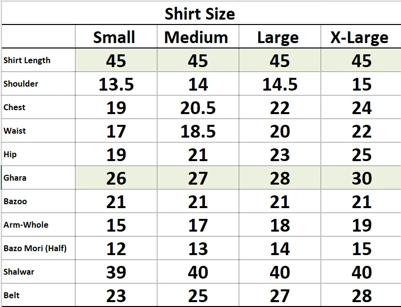 Size Guide