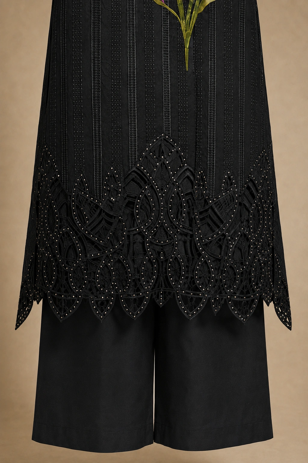3 Piece - Embroidered COTTON SUIT - Image 3