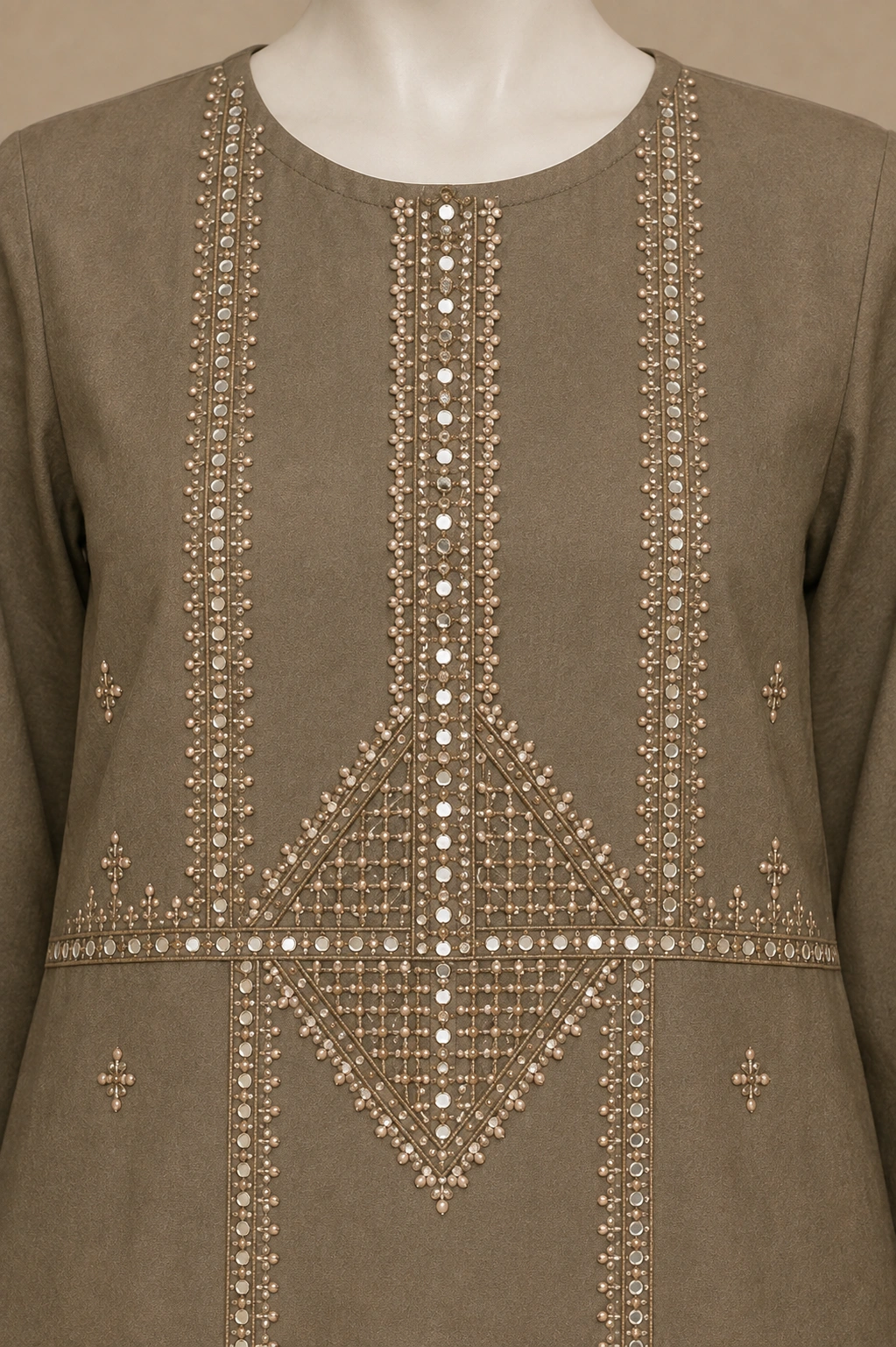 3 Piece - Embroidered COTTON SUIT - Image 2